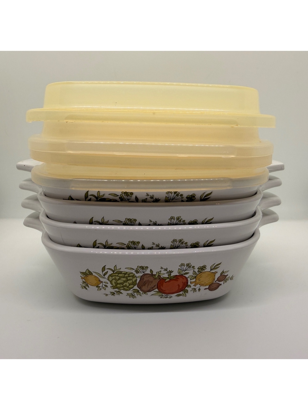 CorningWare Spice O' Life P-41-B Petite Casserole Lot of 4